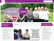 Tablet Screenshot of calderdale-carers.co.uk